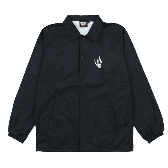 🖤☠️BLACK SATAN IS WAITIN’ COACHES JACKET BY CREEP STREET ☠️🖤 - Picture 5 of 5